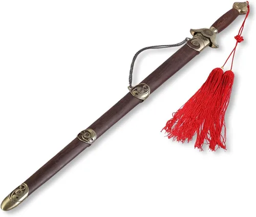 Vista 2 de Espada de Tai Chi de ocho trigramas chinos flexible con estuche de transporte gratuito Longitud de la hoja 28" 30" 32