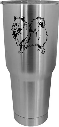 Vista 416 de Cairn Terrier - Vaso grabado con temática de perro, 30 onzas