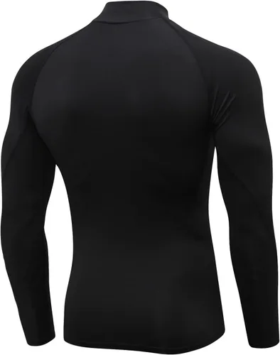 Vista 2 de SPVISE Paquete de 1 o 2 camisetas de compresión para hombre, camisetas de manga larga, camisetas de entrenamiento atlético, camisetas frescas