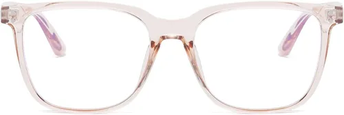 Vista 2 de YAMEIZE Lentes rectangulares con bloqueo de luz azul, anteojos cuadrados de luz azul para mujeres y hombres, antifatiga y juegos de computadora
