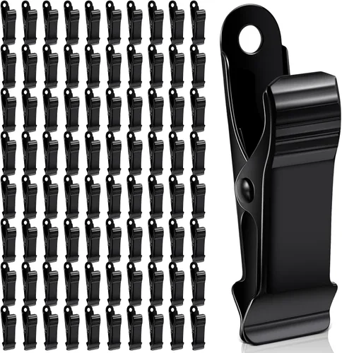 Vista 10 de 6 piezas de abrazaderas mini de metal, abrazadera de resorte mini, clips de cocodrilo de aligátor de 1/2 pulgada de ancho para trabajo, mordaza