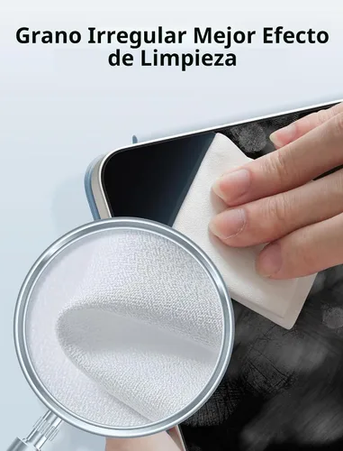 Vista 2 de JSAUX Paquete de 100 paños de limpieza de microfibra, toallitas para lentes para pantalla de lentes