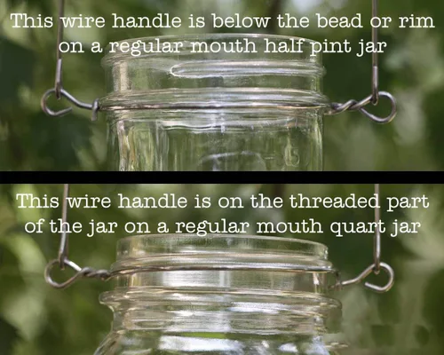 Vista 2 de Asas de alambre de acero inoxidable para tarros Mason, bola, conservera, 6 unidades., Plateado