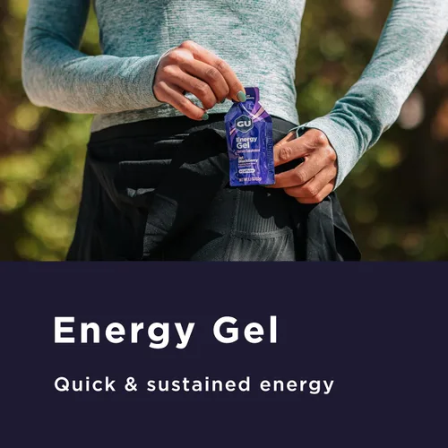 Vista 3 de GU Energy, Geles energéticos originales, mezclados sin cafeína (paquete de 48)