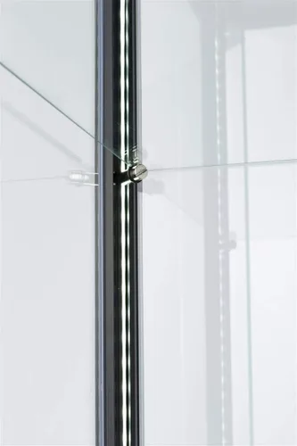 Vista 4 de Displays2go Torre de vidrio templado multinivel con iluminación - Negro (DCKDMT16B)