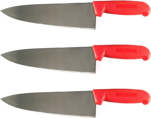 Vista 13 de Cuchillo de chef de 8 pulgadas, elige tu color, cubiertos de cocina comercial afilados de afeitar, cuchillos de cocina (verde)
