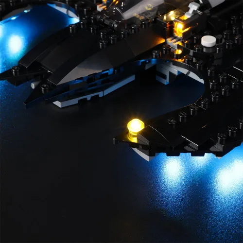 Vista 6 de Kyglaring Kit de iluminación LED (sin modelo) diseñado para Lego DC Batwing Batman vs The Joker 76265 DC Super Hero Model Kit de construcción - sin