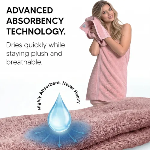 Vista 3 de Chakir Turkish Linens Toallas turcas de alta calidad 100% algodón para baño, toallas de baño grandes de 30 x 60 pulgadas (4 piezas, rosa)