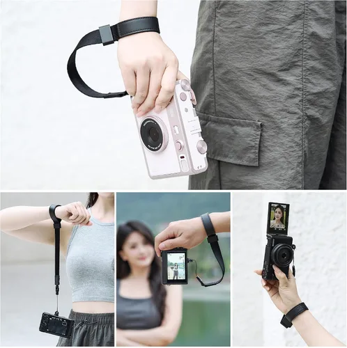 Vista 7 de Correa de mano de nylon ajustable para cámara con diseño de liberación rápida de 1/4"20 para DJI Osmo Pocket 3 Pocket3 Creator Combo Accesorios Osmo