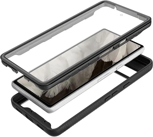 Vista 4 de SaharaCase Grip Series - Funda para Google Pixel 7a (2023) [parachoques a prueba de golpes], protección resistente, agarre antideslizante, ajuste