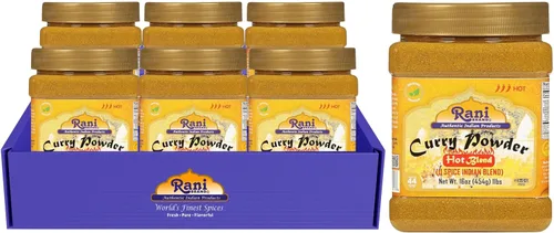 Vista 25 de Rani Polvo de Curry Picante (Mezcla Auténtica India de 11 Especias) 80oz (5lbs) 2.27kg a Granel ~ Todo Natural Sin Sal Vegano Sin Colorantes