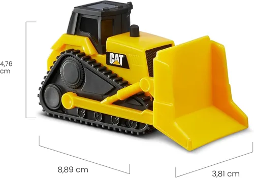 Vista 10 de Cat Construction Little Machines 5 Pack - Grandes adornos para tartas