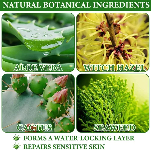 Vista 4 de Mascarilla calmante de aloe vera hidratante, hidratante de larga duración, máscara facial para todo tipo de piel, máscaras faciales de aloe suave