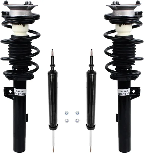 Vista 25 de Detroit Axle - Kit de 4 puntales para Ford Escape 2014-2019, 2 amortiguadores traseros ensamblaje 2 puntales delanteros y resortes helicoidales 2015