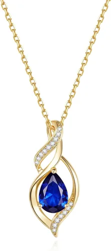 Vista 32 de FANCIME Collar de piedra natal para mujer, regalo de cumpleaños para ella 10 - Ópalo