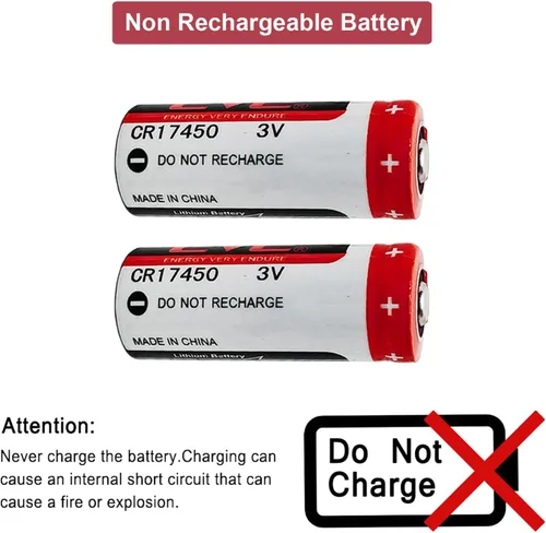 Vista 4 de 4 PCS EVE CR17450 3V batería de litio 2400mAh reemplazo PLC batería de control industrial no recargable