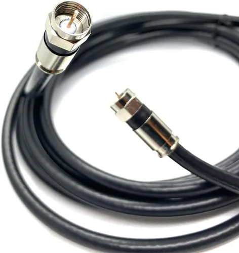 Vista 2 de Perfect Vision Ridgeloc Rg6 Conector de cable coaxial de compresión tipo F hembra 50 unids Directv aprobado PV6UE