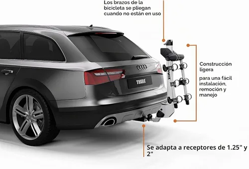 Vista 3 de Thule Helium Pro - Portabicicletas de enganche