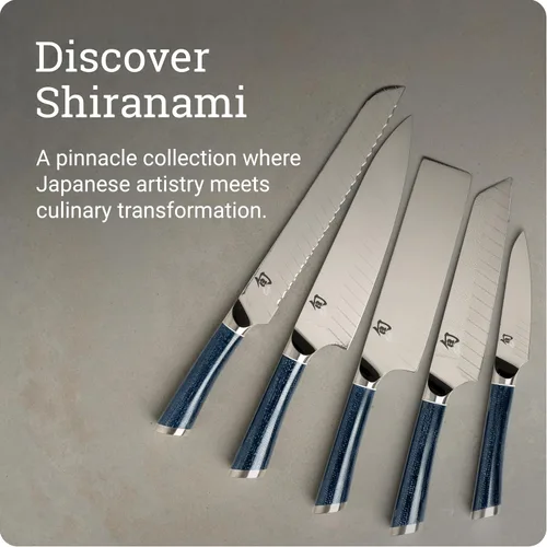 Vista 6 de Shun Cuchillo Nakiri Shiranami de 6.5
