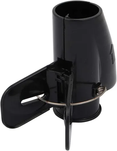 Vista 3 de Aexit Cable flexible de tubo en espiral de alambre negro para gestionar el cable de 0.984 in de diámetro x 98.4 ft de largo con clip