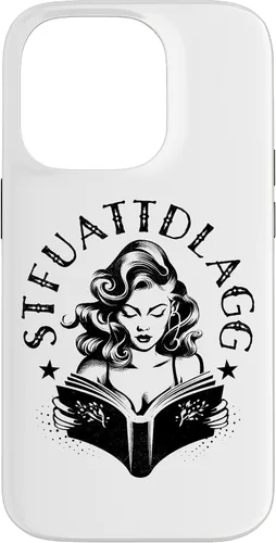Vista 17 de Sexy STFUATTDLAGG Hot Woman Reading Spicy Good Book Love Case for iPhone 17