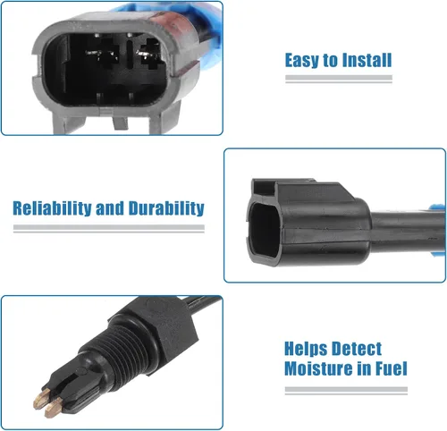 Vista 3 de X AUTOHAUX Sensor de combustible y agua 8M0021043 8M0157779 75-400HP Reemplazo