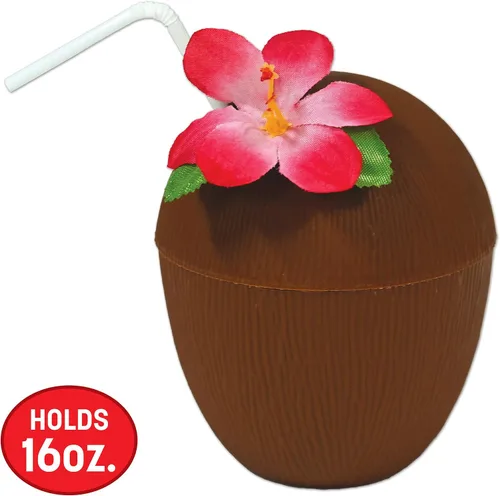 Vista 3 de Beistle Taza de coco de plástico
