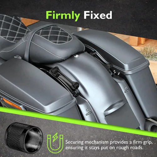 Vista 8 de Kit de hardware de acoplamiento de 4 puntos Mofun con estrías de cortes biselados, cubiertas de hardware de acoplamiento compatibles con Harley