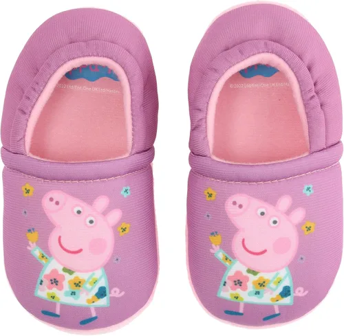 Vista 2 de Peppa Pig Pijamas para niñas conjunto de 2 piezas de camisón y pantuflas talla 2 a talla 5 de niño