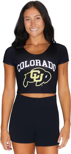 Vista 79 de Lojobands Camiseta corta ajustada para mujer, hecha en Estados Unidos, talla única
