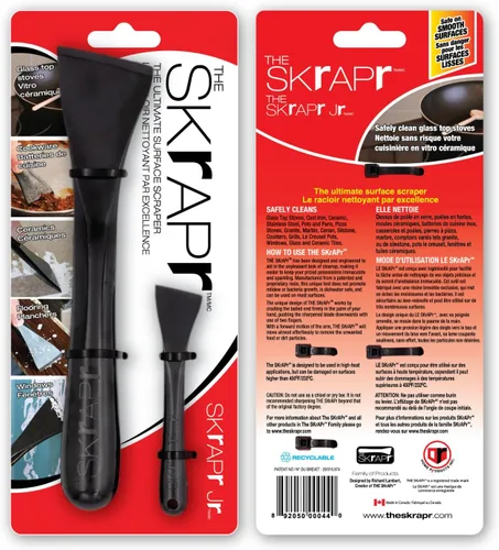 Vista 10 de Handy Home 22701 The Skrapr and Skrapr Junior Kit Negro, 2 x 4.25 x 10.5 pulgadas