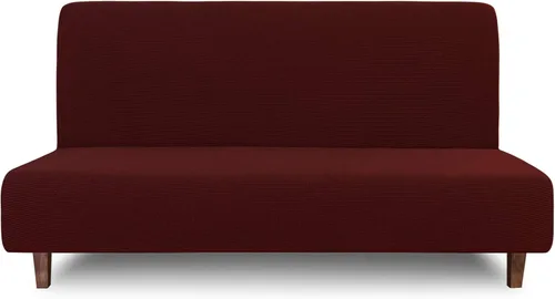 Vista 18 de Easy-Going Funda 100% Impermeable para Futón, Funda de Sofá Impermeable Doble para Futón, Funda de Sofá Jacquard Elástica, Protector de Muebles a