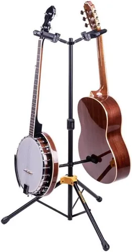 Vista 2 de Hercules Soportes GS422B PLUS - Soporte doble para guitarra con sistema