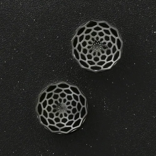 Vista 3 de LADEMAYH 2Pcs Vortex Design Size 0g - 1 inch Ear Plugs Gauges for Ears, Stainless Steel 316L Ear Tunnels Gauge Earrings, Hypoallergenic Ear