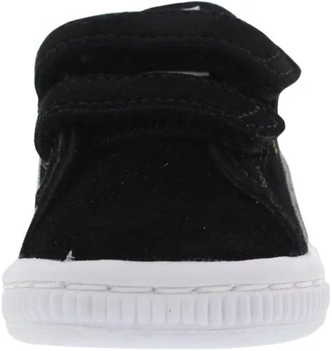 Vista 5 de PUMA Tenis unisex de gamuza con 2 correas para niño, NegroBlanco