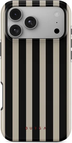 Vista 44 de BURGA - Funda p/teléfono compatible con iPhone 13 Pro, carcasa rígida híbrida de 2 capas + Funda protectora de silicona, almendras latte a lunares
