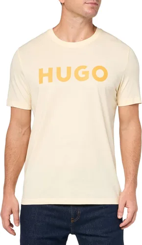 Vista 23 de Hugo Men's Print Logo Short Sleeve T-Shirt Blanco