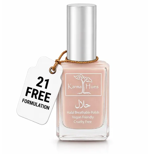 Vista 11 de Karma Naturals - Esmalte de uñas Halal certificado – transpirable y permeable al agua, apto para Wudu (Aabidah)