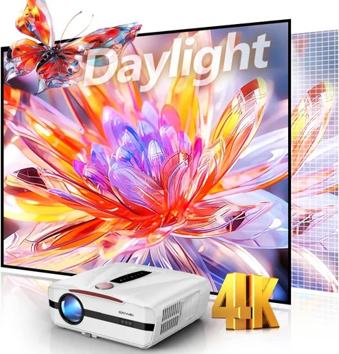 Vista 10 de Proyector inteligente 4K True 2300ANSI Proyector diurno con WiFi, Bluetooth, NFC, aplicaciones, enfoque automático/Keystone, proyector Ultra HD