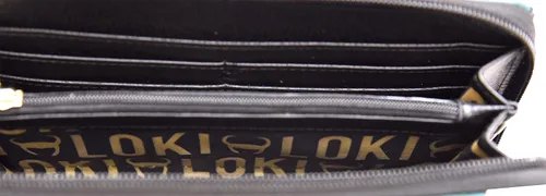 Vista 3 de Loungefly Marvel Loki - Cartera de piel sintética con cremallera