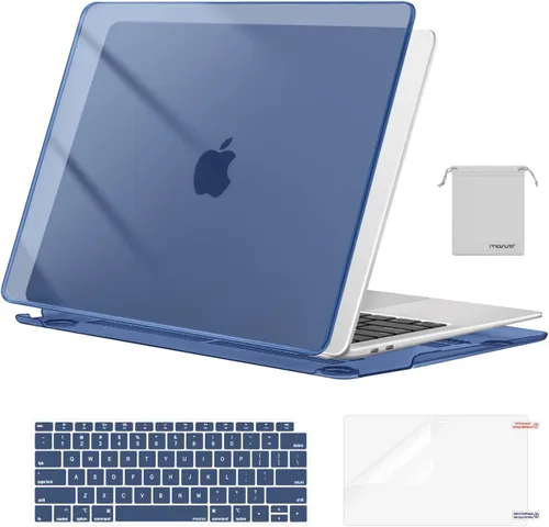 Vista 44 de MOSISO Compatible with MacBook Air 13 inch Case M1 2021 2020 2019 2018 azul (Airy Blue)