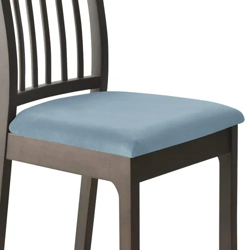 Vista 12 de Fundas de asiento de terciopelo para silla, fundas de asiento suaves y elásticas para comedor y cocina, protector de asiento de silla extraíble