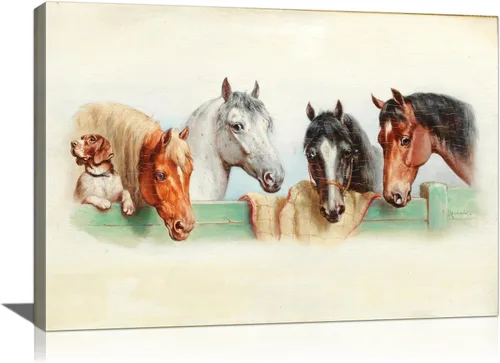 Vista 12 de Lienzo decorativo para pared, diseño de gatos divertidos, impresión de animales de granja, pintura de recital de gatitos, obra de arte enmarcada