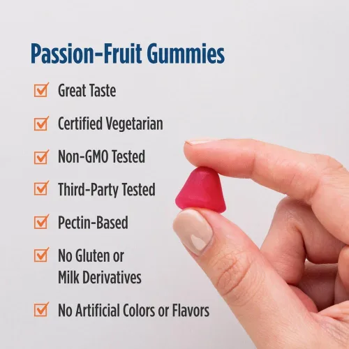 Vista 4 de Nordic Naturals Gomitas de vitamina D3 5000, maracuyá - 30 gomitas - Apoyo para huesos saludables, estado de ánimo y sistema inmunológico