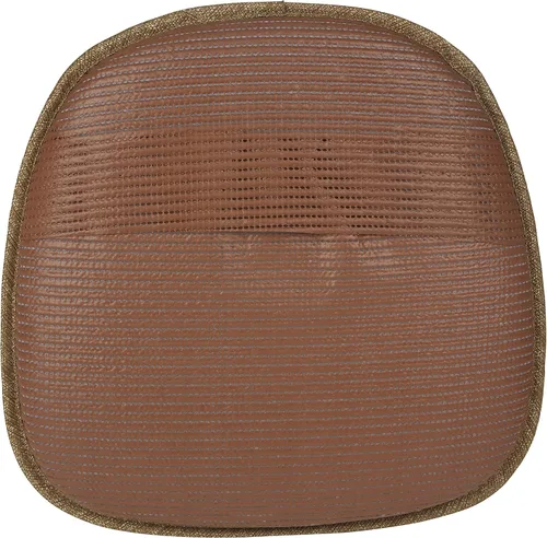 Vista 5 de Klear Vu Gripper - Cojín antideslizante para silla, moderno de mediados de siglo, ensamblado en Estados Unidos, relleno extragrueso, tela de Dorado