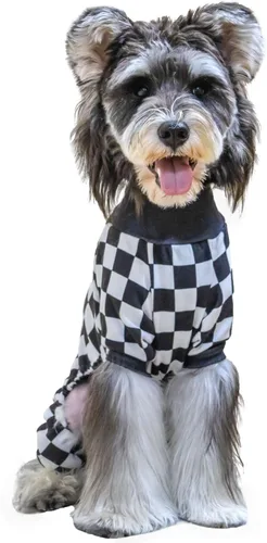 Vista 16 de CuteBone Pijama Térmico para Perro con Cuello de Tortuga, Abrigo Navideño de Forro Polar – Ropa Suave y Acogedora de Cuello Alto para Perros