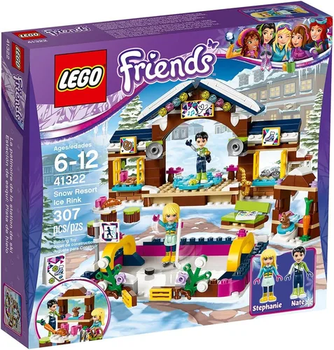 Vista 5 de LEGO Friends Snow Resort Ice Rink 41322 Kit de construcción (307 piezas)