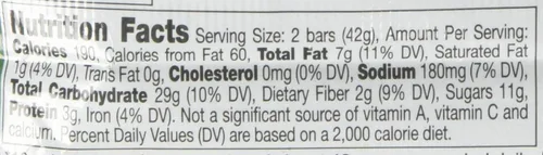 Vista 2 de Nature Valley Barra de granola, avena y miel, 1.5 oz