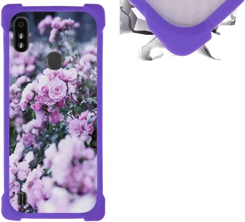Vista 10 de jioeuinly Funda compatible con ZTE Blade X1 5G Phone Case PC Backplane + cubierta de silicona suave marco XSH