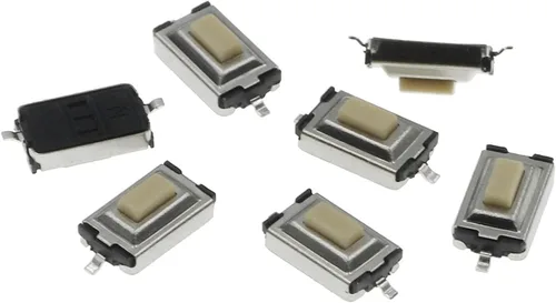 Vista 2 de 1000PCS Touch Micro Switch 3X6X2.5MM 3 * 6 * 2.5 SMD White Button Head (Color : Bags)